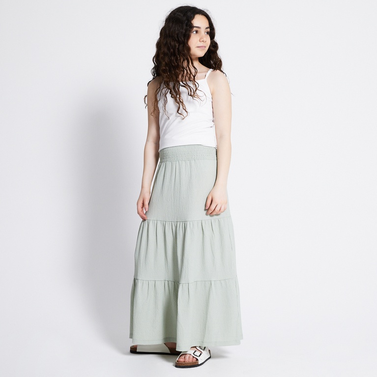 Frill skirt "Belinda star" Light Green